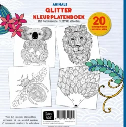 Glitter Kleurplaten Boek Animals