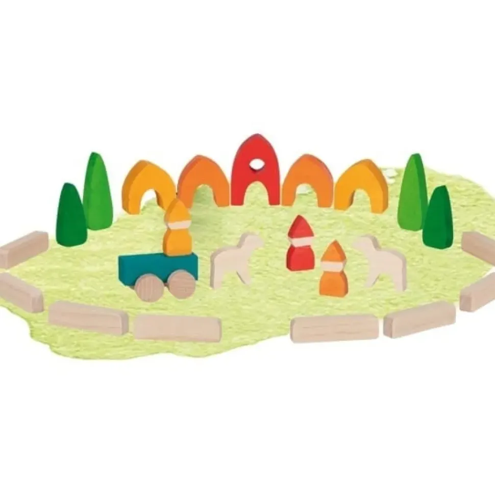 GOKI Bouwblokken My Little Village Hout