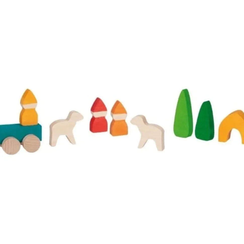 GOKI Bouwblokken My Little Village Hout