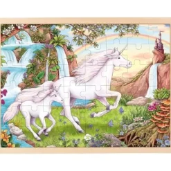 GOKI Puzzel Eenhoorn Hout 48pcs