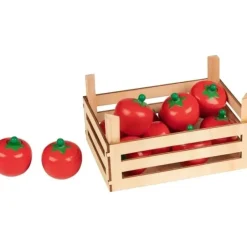 GOKI Tomaten in Kistje Hout