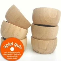 Grapat Houten Bakjes Naturel set 6-delig 17-175