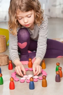 Grapat Houten Poppetjes Dark Warm Nins 18-188B