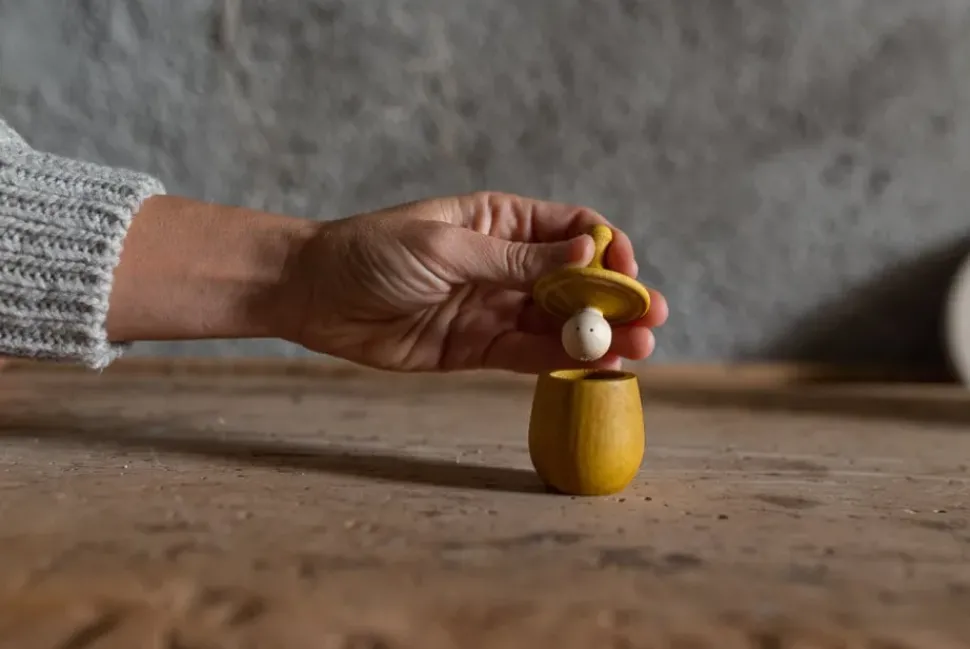 Grapat Little Things Yellow Houten Opbergdoosje 21-227