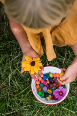 Grapat Mandala Rainbow Mushrooms Hout 36-delig 22-241