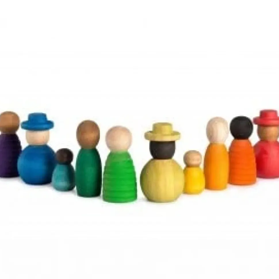 Grapat Nins Poppetjes Together Set 12-delig Hout 21-230