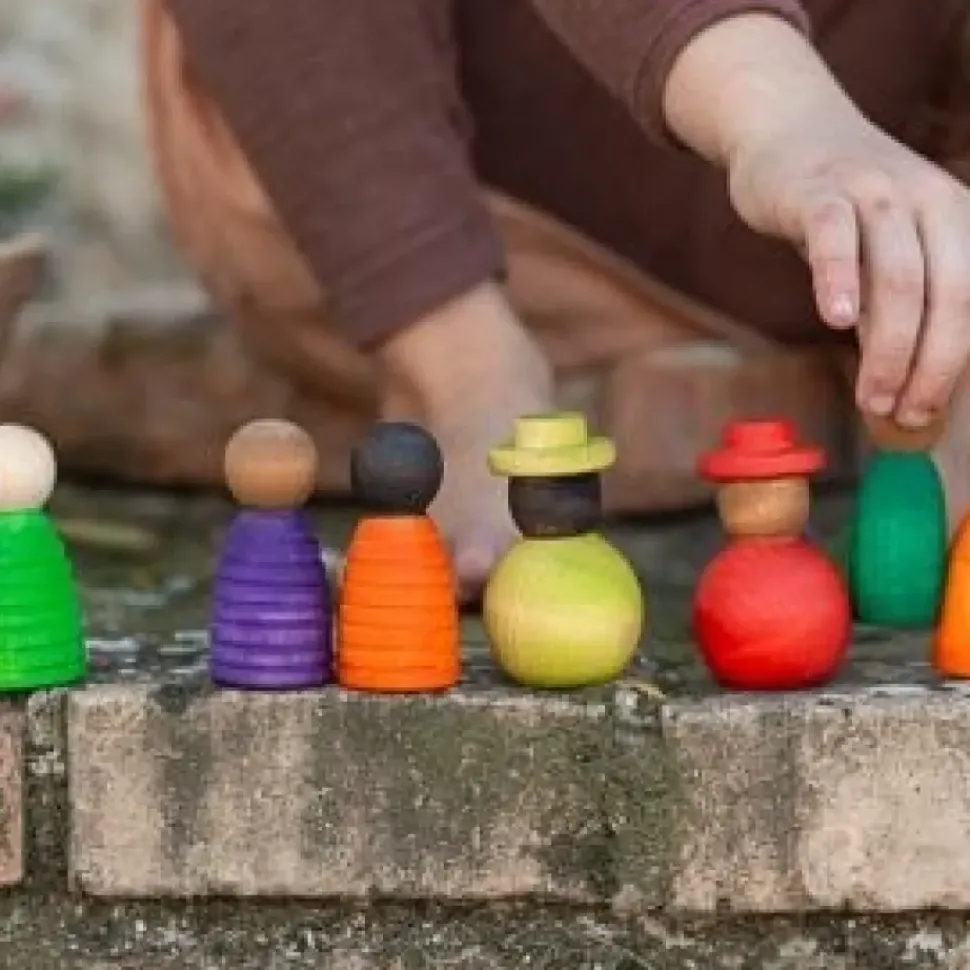 Grapat Nins Poppetjes Together Set 12-delig Hout 21-230