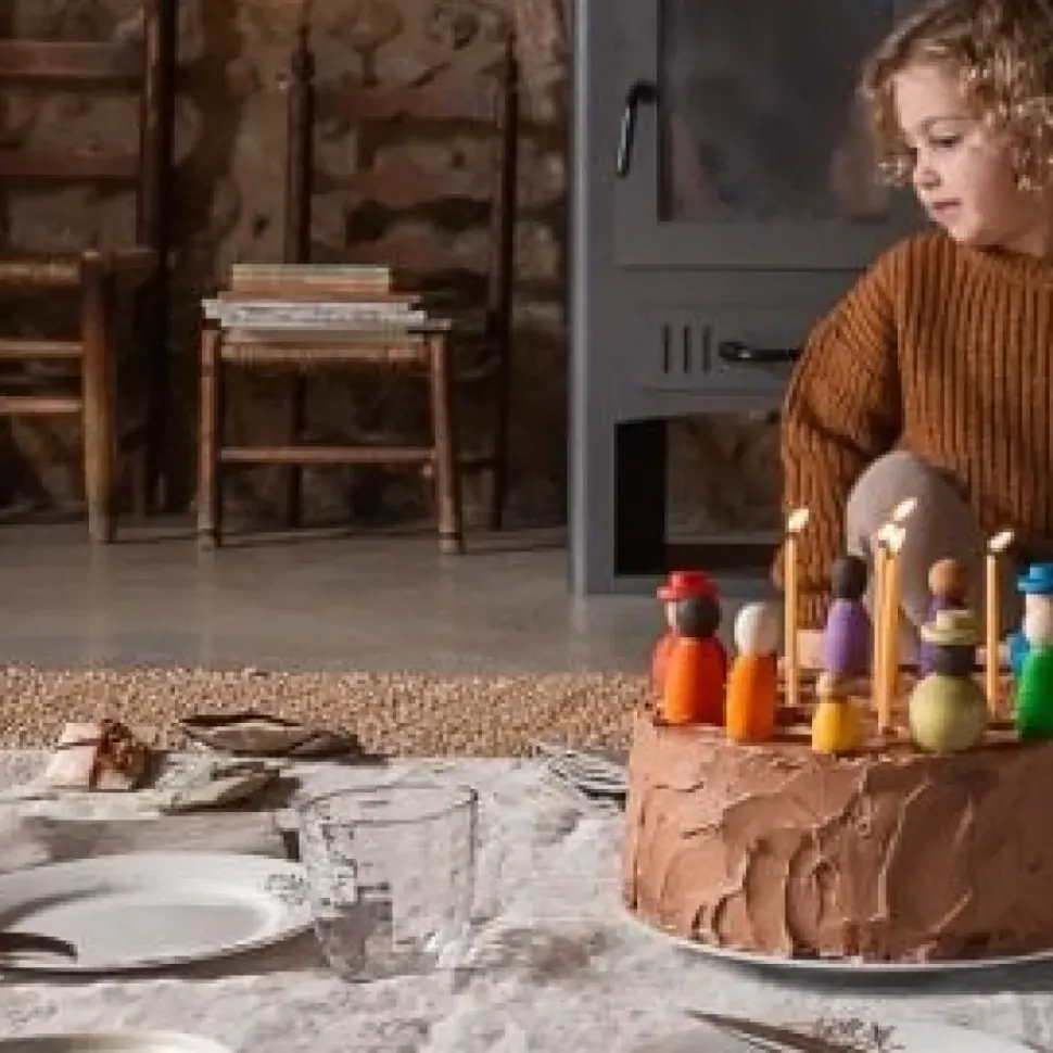 Grapat Nins Poppetjes Together Set 12-delig Hout 21-230