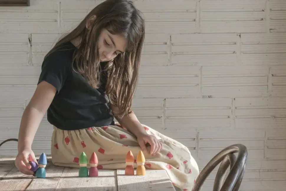 Grapat Tomten Regenboog Houten Speelset 20-213