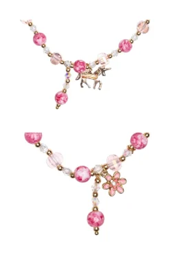 Great Pretenders Armband met Ketting Boutique Pink Crystal Necklace