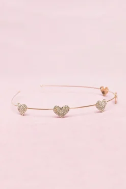 Great Pretenders Boutique Rhinestone Heart Hoofdband