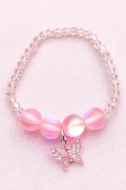 Great Pretenders Boutique Holo Pink Crystal Armband