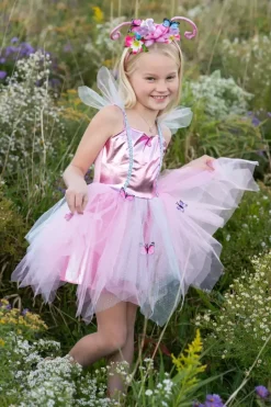 Great Pretenders Jurk met Hoofdband Woodland Butterfly Dress size 5-6