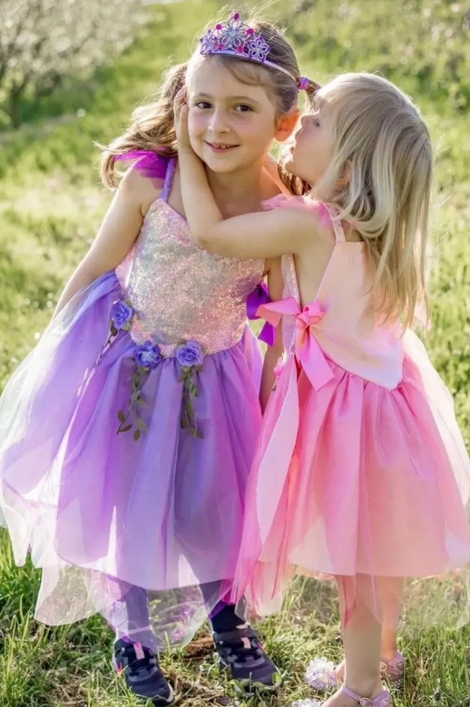 Great Pretenders Lilac Sequins Fairy Tunic size 5-6