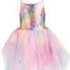 Great Pretenders Regenboog Fee Jurk size US 5-6