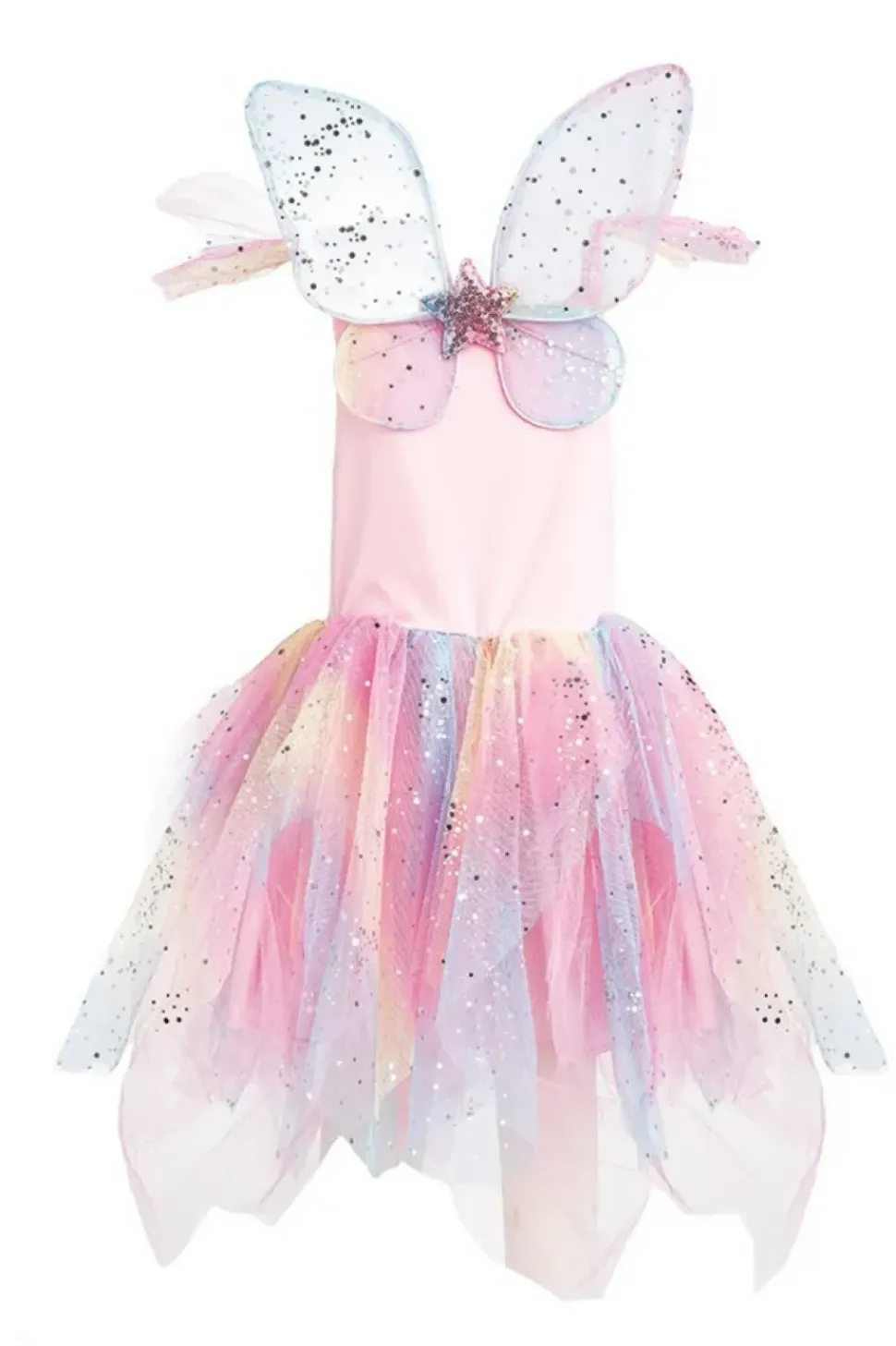 Great Pretenders Regenboog Fee Jurk size US 5-6