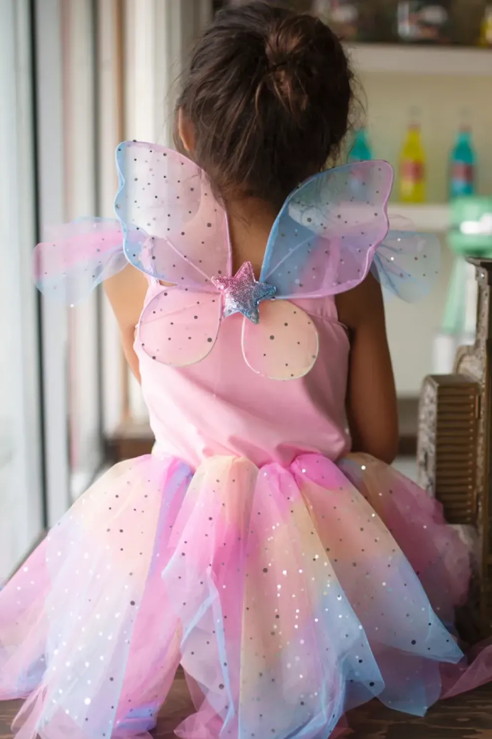 Great Pretenders Regenboog Fee Jurk size US 5-6