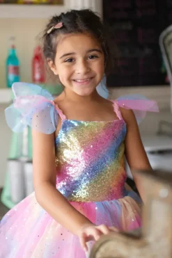 Great Pretenders Regenboog Fee Jurk size US 5-6