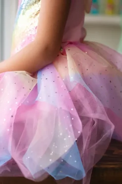 Great Pretenders Regenboog Fee Jurk size US 5-6