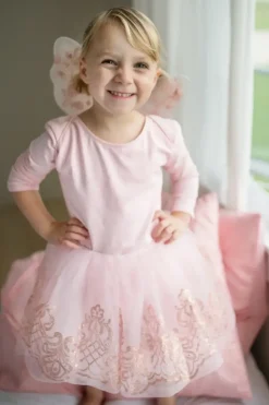 Great Pretenders Rose Goud Tutu en Vleugels Size 4-6
