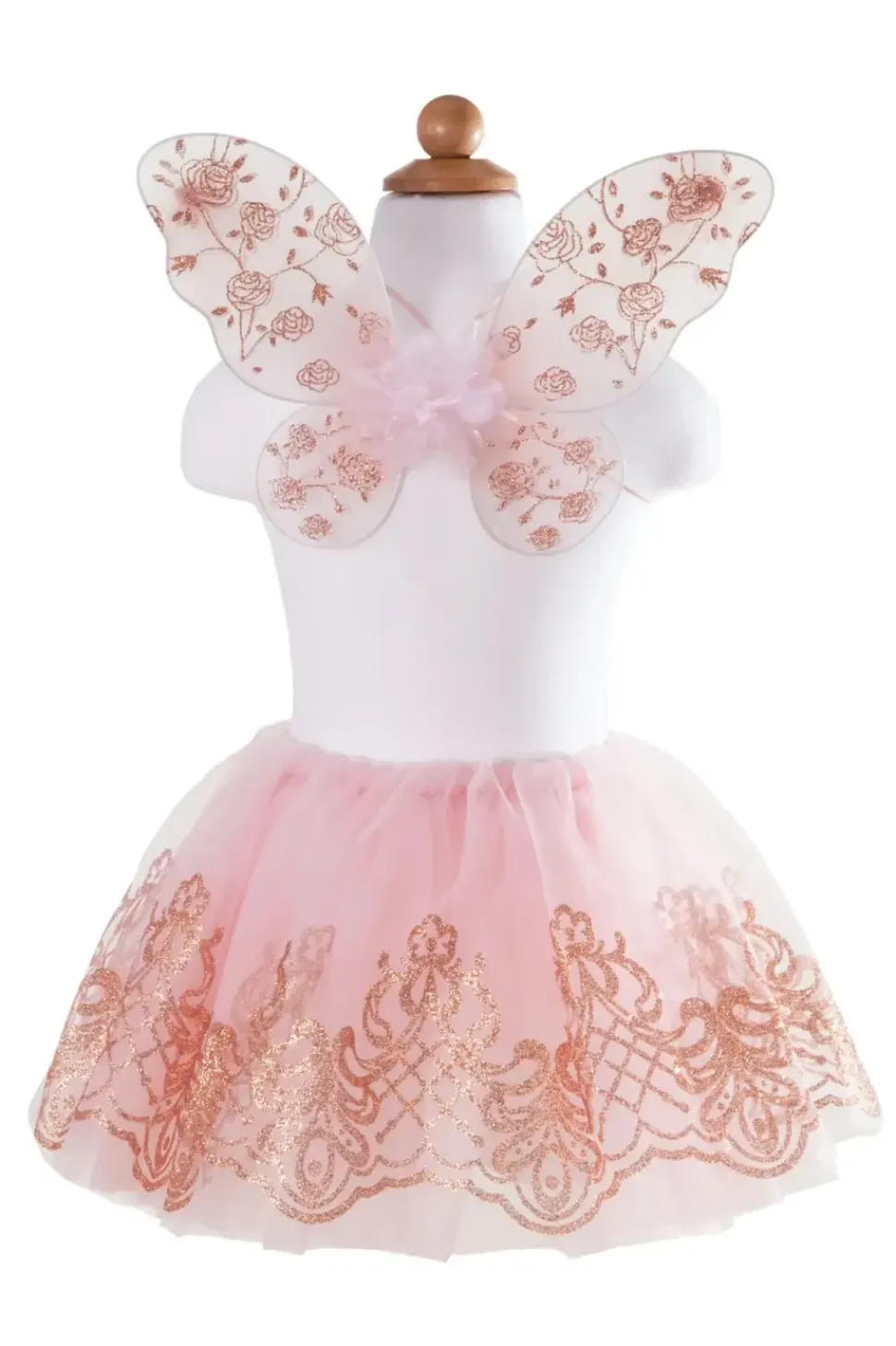 Great Pretenders Rose Goud Tutu en Vleugels Size 4-6