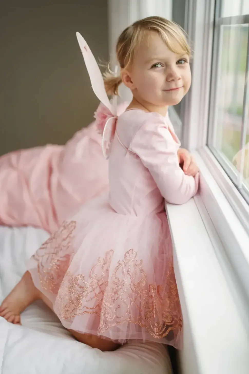 Great Pretenders Rose Goud Tutu en Vleugels Size 4-6