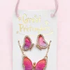 Great Pretenders Sieradenset Butterfly Necklace&Earring