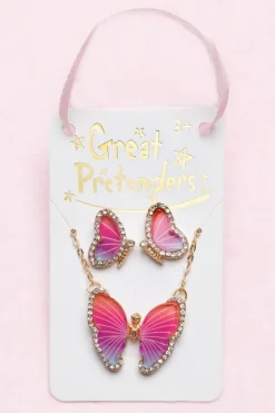 Great Pretenders Sieradenset Butterfly Necklace&Earring