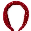 Great Pretenders Sparkle Red Velvet Hoofdband