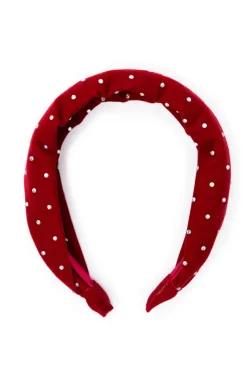 Great Pretenders Sparkle Red Velvet Hoofdband