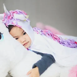 Great Pretenders White Unicorn Cape 12-18M