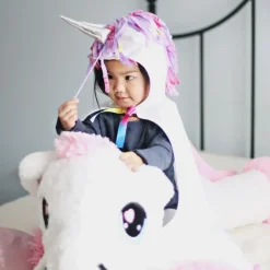 Great Pretenders White Unicorn Cape 12-18M