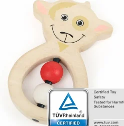 Grijpfiguur Grijpring Geit Hout