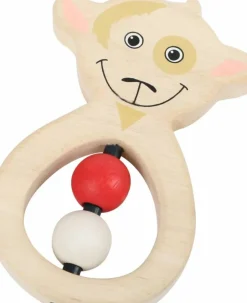 Grijpfiguur Grijpring Geit Hout