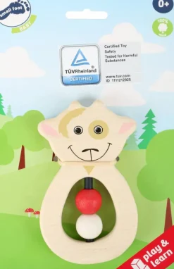 Grijpfiguur Grijpring Geit Hout