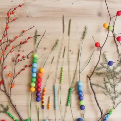 Grimm's Houten Gekleurde Kralen set 480-delig 10270