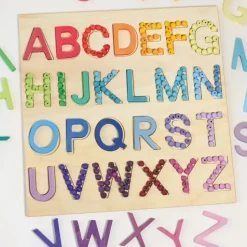 Grimm's Houten Gekleurde Kralen set 480-delig 10270