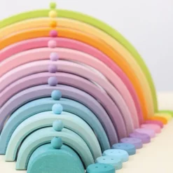 Grimm's Houten Pastel Kralen set 120-delig 10259