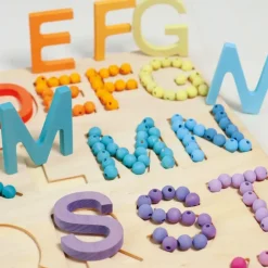 Grimm's Houten Pastel Kralen set 120-delig 10259