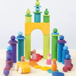 Grimm's Houten Regenboog Kralen set 36-delig 10240