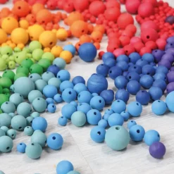 Grimm's Houten Regenboog Kralen set 36-delig 10240