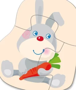 Haba 4 Eerste Puzzels Jonge dieren 2pcs