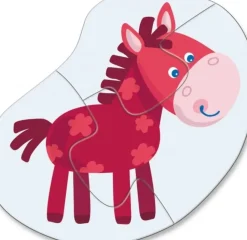 Haba 4 Eerste Puzzels Jonge dieren 2pcs