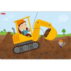 Haba 10 Puzzels Hulpvoertuigen 2pcs