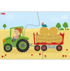 Haba 10 Puzzels Hulpvoertuigen 2pcs