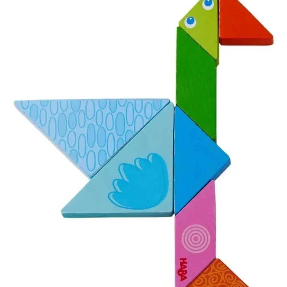 Haba Houten Blokken Legspel Kleurrijke Tangrammix