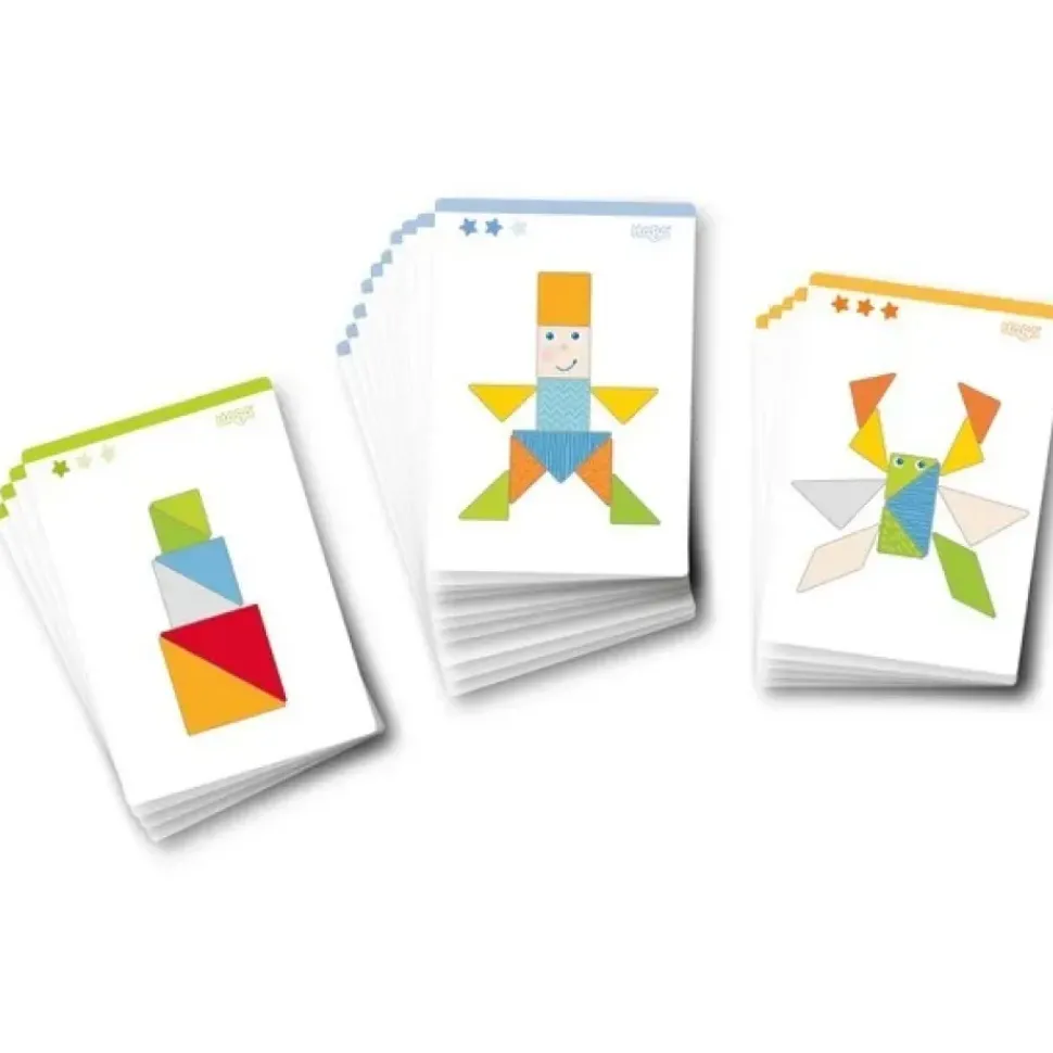 Haba Houten Blokken Legspel Kleurrijke Tangrammix