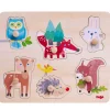 Haba Inlegpuzzel Bosdieren 6pcs