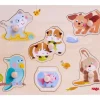 Haba Inlegpuzzel Huisdieren 6pcs