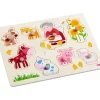 Haba Inlegpuzzel Oma Linda's Dieren 8pcs